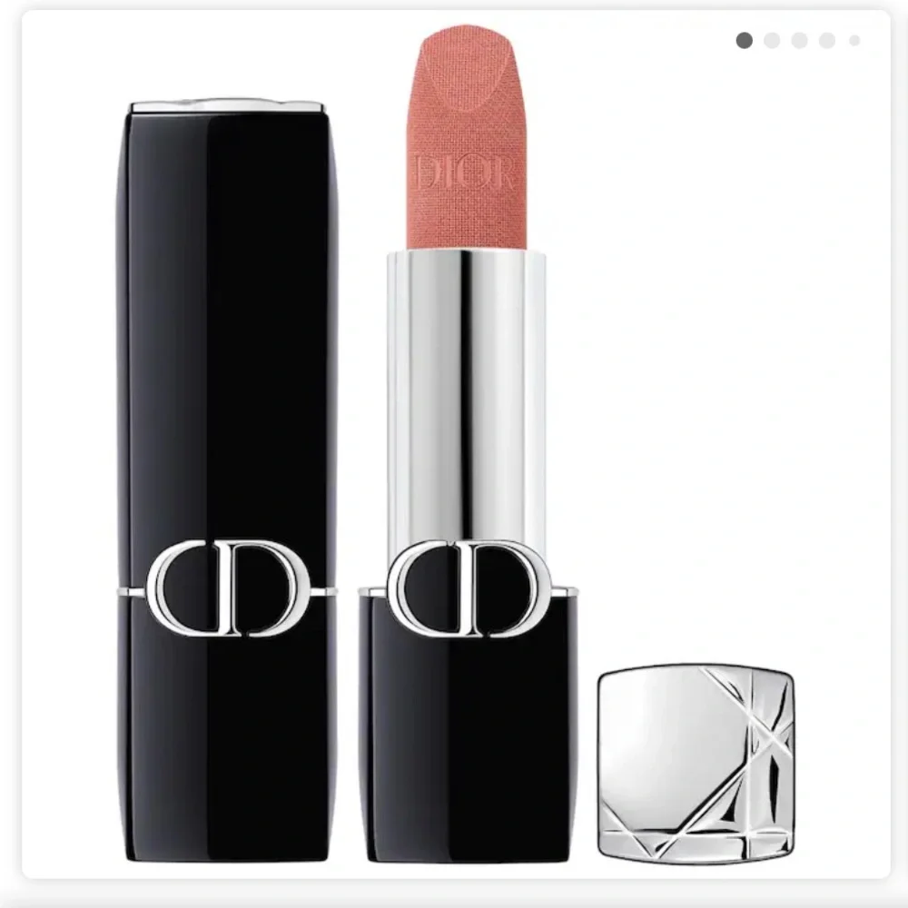 Dior Rouge Lipstick Color 100 Nude Look Velvet • Travel Size